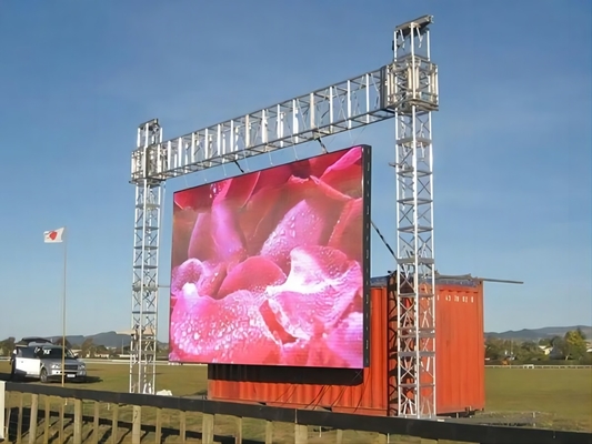 High Precision Outdoor Rental Led Display 500*500mm / 500*1000mm P4.81 Ip65 For Station Concert Events
