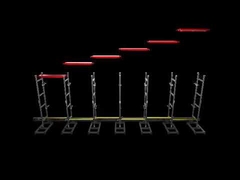 Écran LED de location extérieur 3840Hz P4.81mm ICN2153IC 6500cd Cabinet Courbe