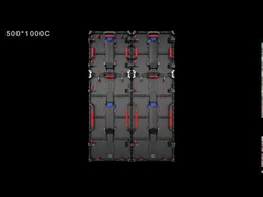 Écran LED Avoe de location publicitaire 4k P2.976/3.91/4.81 avec armoire incurvée