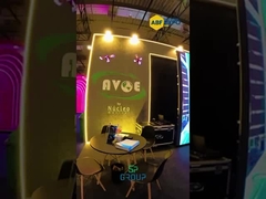 P3.91 3840Hz Affichage LED de location extérieure écran couleur intégral Armoire courbe 500x500mm