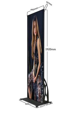 320x160mm Stations Led Poster Stand With Cascade Connection