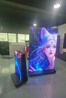 P1.86 Affiche pliable GOB LED Display Floor Stand pour exposition aéroport hôtel centre commercial