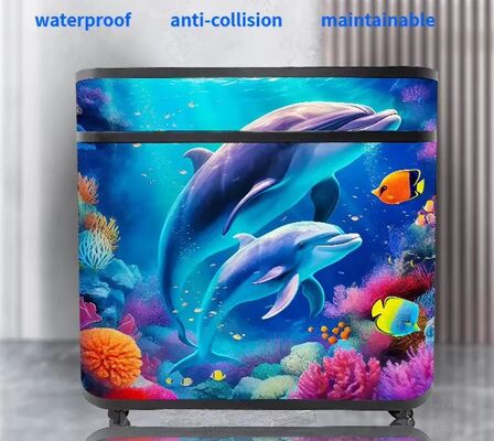 Pupitre de DJ avec écran vidéo LED avant et flight case avec affichage LED GOB P1.86 P2 P2.5